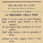 Preghiera Della Fede