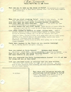 Ella Pomeroy 1948 Field Department Survey