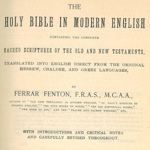 Ferrar Fenton Bible