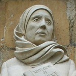 Statue of Juliana at Norwich church