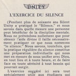 L'exercice Du Silence