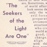 May Rowland The Seekers of the Light Are One