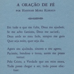 A Oração de Fé 