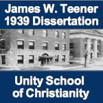 James W Teener 1939 Dissertation on Unity