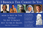 I Behold the Christ in You Postcard